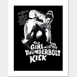 The Girl With the Thunderbolt Kick Posters and Art